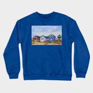 Beach Huts Crewneck Sweatshirt